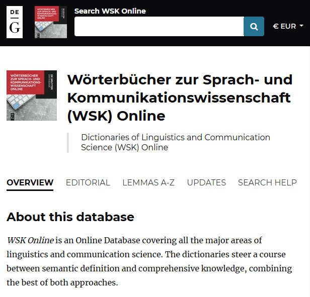 5 new entries in the Dictionary of Historical&nbsp;Linguistics